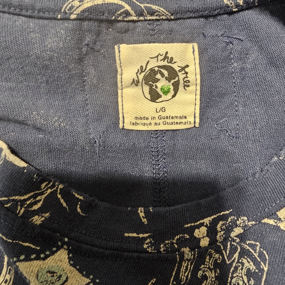 Free People Blue Western Graphic T-Shirt - Picture 5 of 6